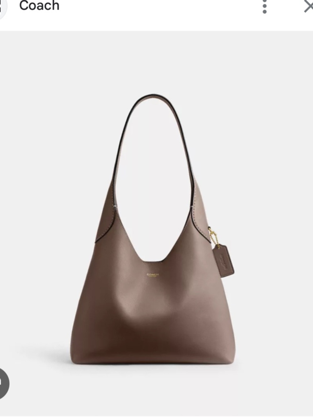 Coach Brown Dark Stone Brooklyn bag 28 - Picture 11 of 12
